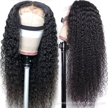 Lace Front Wigs Human Hair 4x4 Brazilian Hair for Women Curly Wig Deep Wave Closure Wig Glueless Pre Plucked With Baby Hair